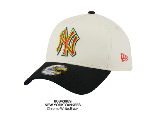 NEC-Z73 (New era 940 A frame new york yankees thermo 2 tone chrome white/black snapback royal UV osfm) 62692450