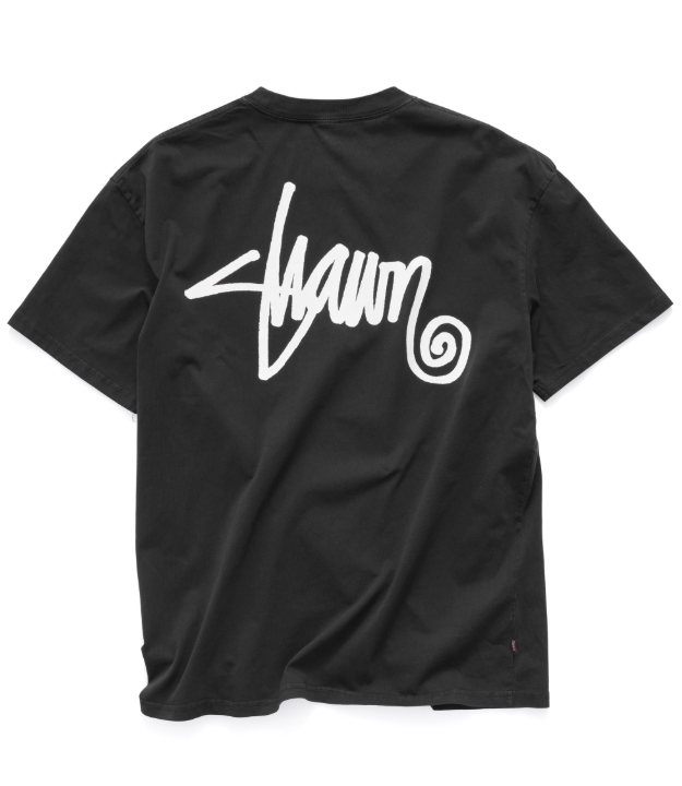 SSA-U (S/Double shawn short sleeve heavy weight tee overdye black) 72693260