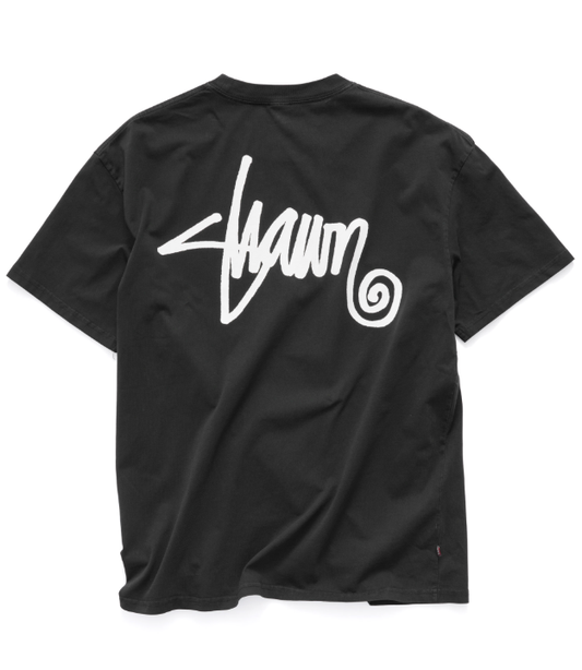 SSA-U (S/Double shawn short sleeve heavy weight tee overdye black) 72693260