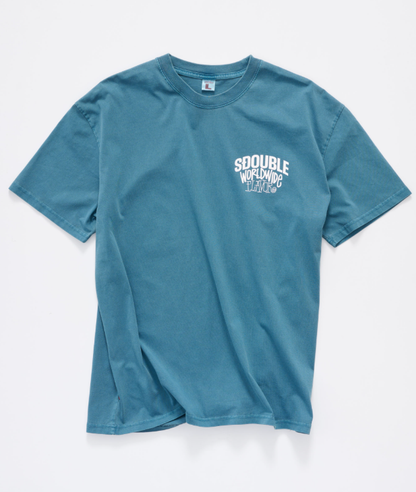 SSA-V (S/Double flavor short sleeve heavy weight tee overdye moroccan blue) 72693260