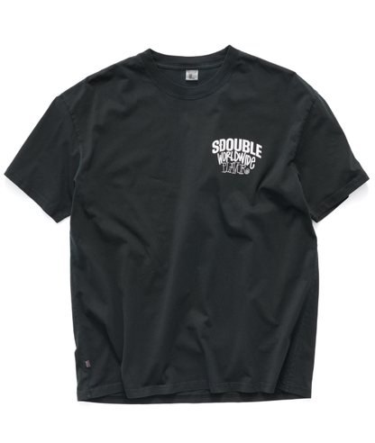 SSA-W (S/Double s flavor short sleeve heavy weight tee overdye black) 72693260