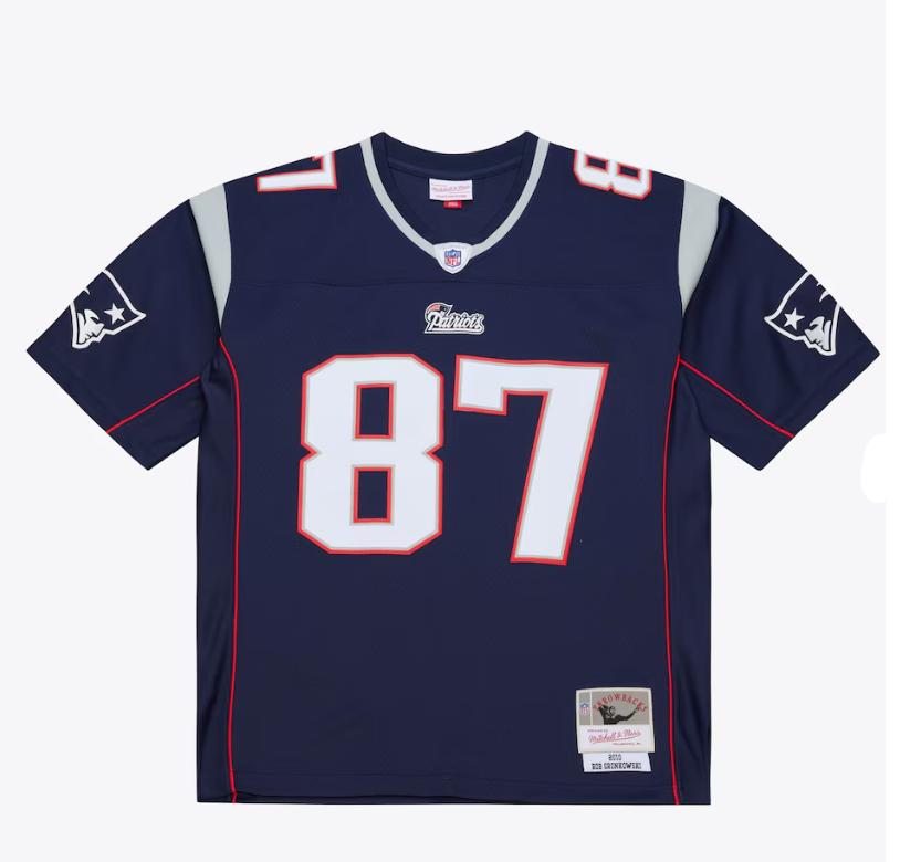 MNA-G52 (Mitchell & ness nfl new england patriots 2010 rob gronkowski legacy jersey navy) 726910869