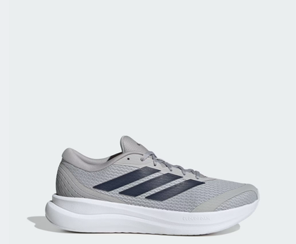 A-J73 (Adidas run flacon 6 cloudfoam running shoes grey/dark blue/black) 72695292