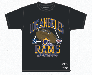 MNA-X51 (Mitchell & ness rams field goal tee washed black) 72693043