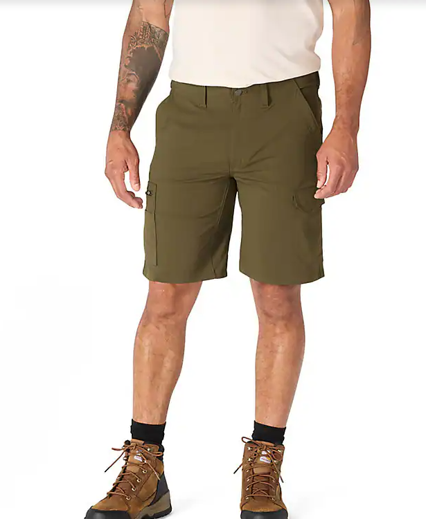 CHA-W9 (Carhartt relaxed 10" carhartt force ripstop cargo shorts burnished logs) 82698320