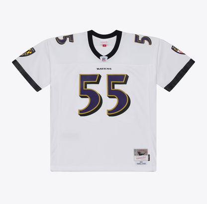 MNA-E52 (Mitchell & ness baltimore ravens 2003 terrell suggs Legacy Jersey white) 726910869