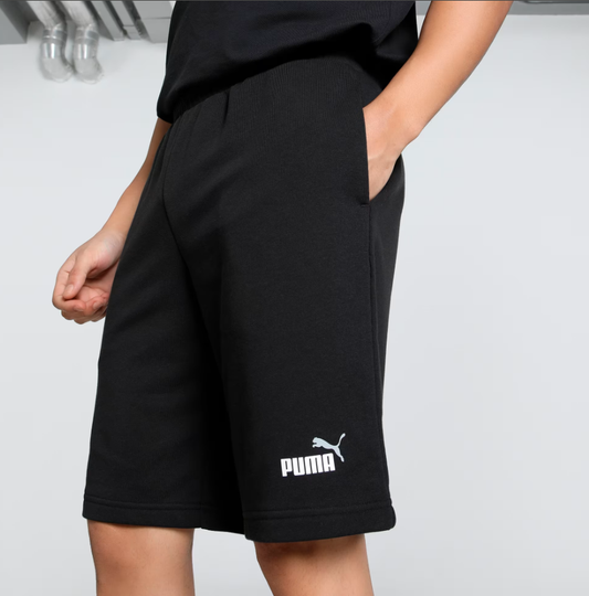 PA-W12 (Puma essentials 2 colour no.1 logo 10" shorts black) 92693000