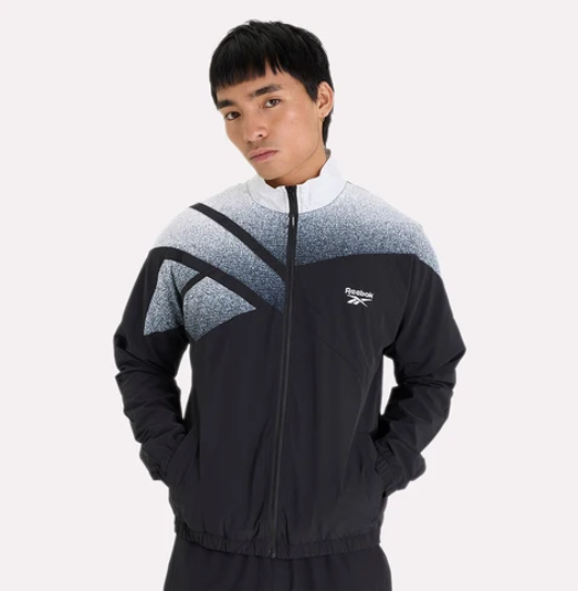 RA-K3 (Reebok vector spray print track top black) 62598184