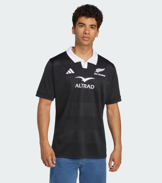 AA-W32 (Adidas all blacks home jersey black/white) 92698220