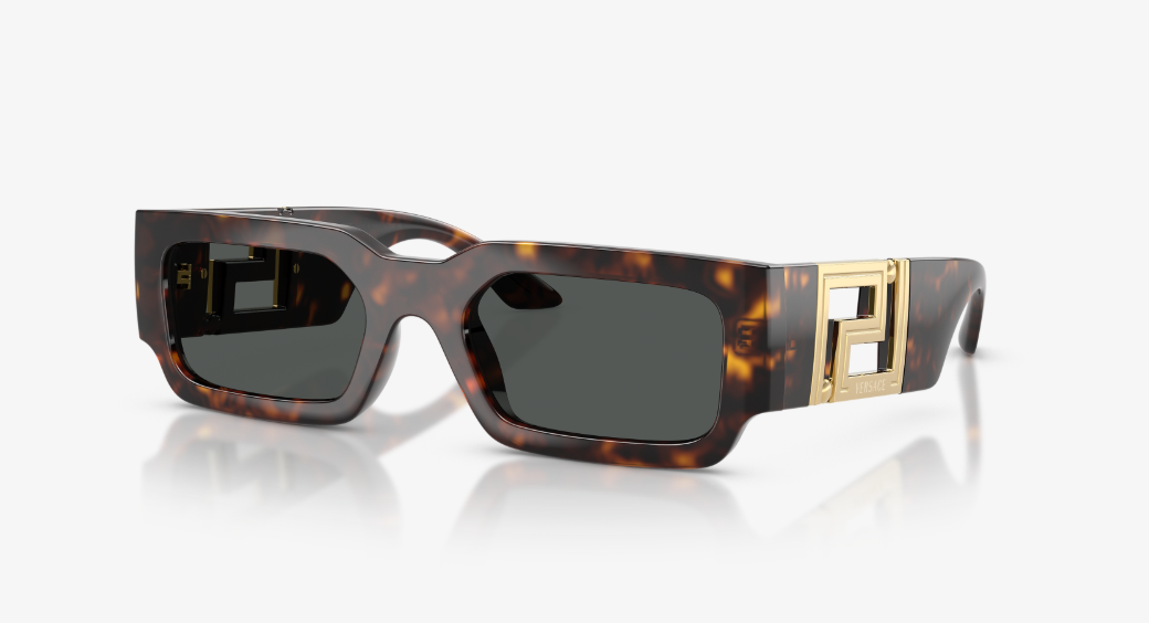 VS-R (Versace sunglasses VE4506U havana tortoise frame/dark grey polarized lenses) 1026920779