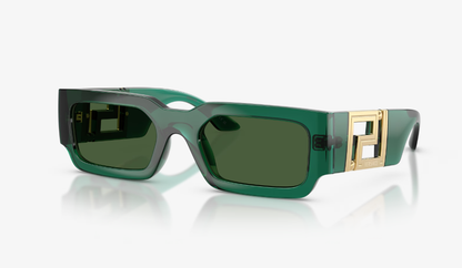VS-S (Versace sunglasses VE4506U transparent green frame/dark green polarized lenses) 1026920779