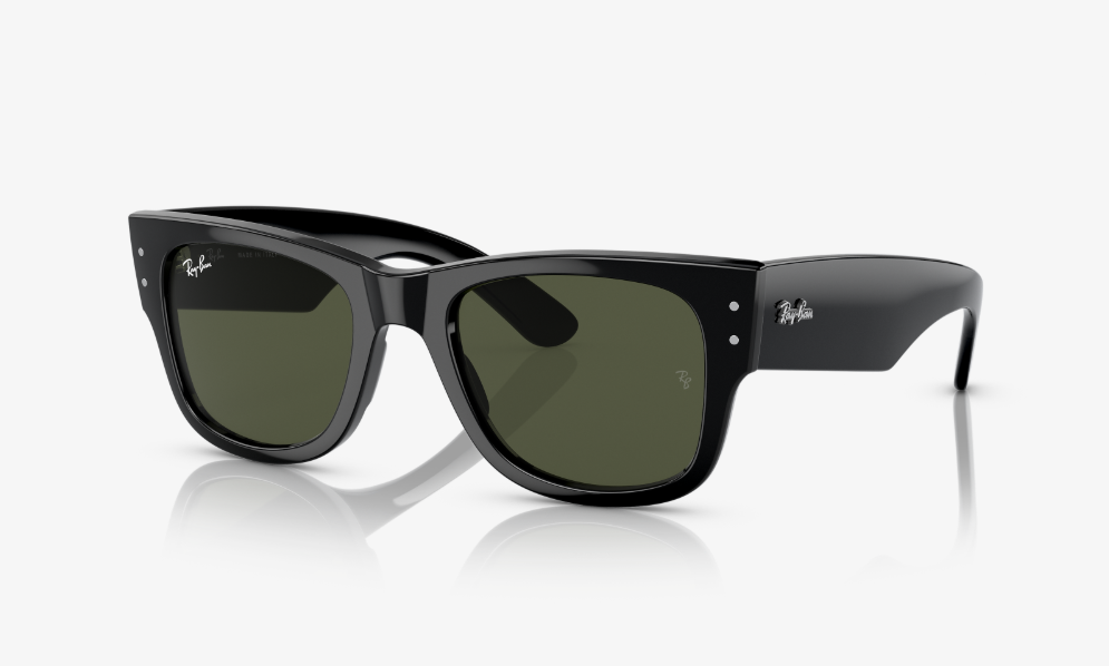 RB-G1 (Ray-ban mega wayfarer black frame/green lenses) 926913840