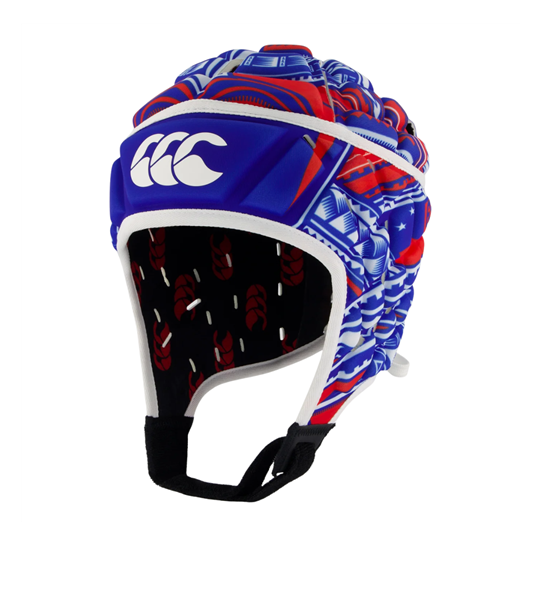 CCCE-F (Canterbury samoa raze headguard white/blue/red) 102693478