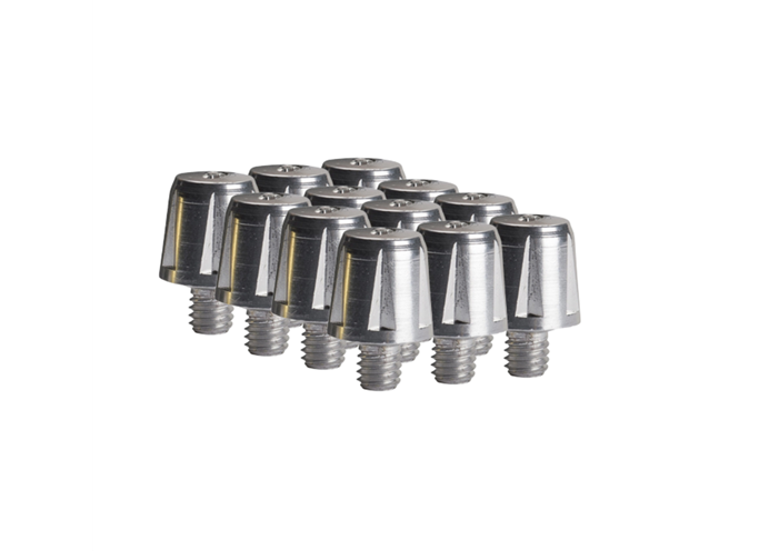 ASE-E (Asics 13mm metal half stud silver 12 pack) 10269