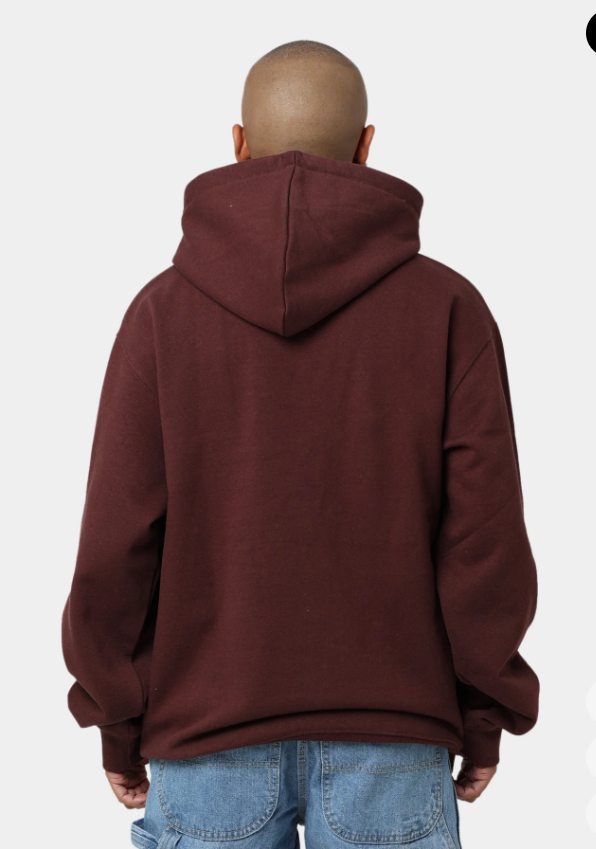 XLA-L (X-Large 91 slanted logo hoodie brown) 92292717 X-LARGE