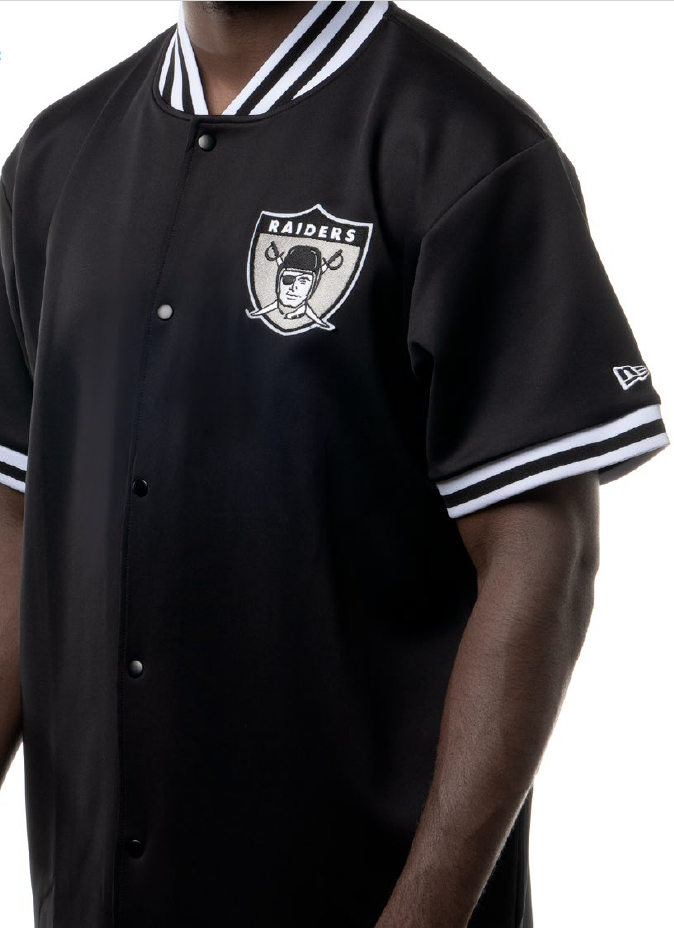 NEA-K7 (New era oakland raiders button up tee) 102396000