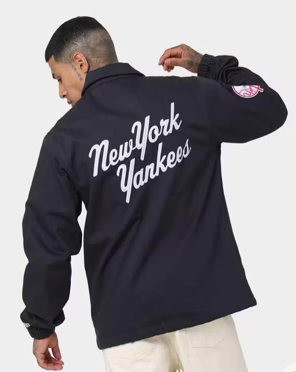 NEA-X6 (New era coach jacket new york yankees heritage black) 82398400