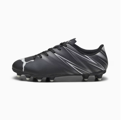 P-R45 (Puma jr attacanto boots fg/ag black/silver mist) 112393750