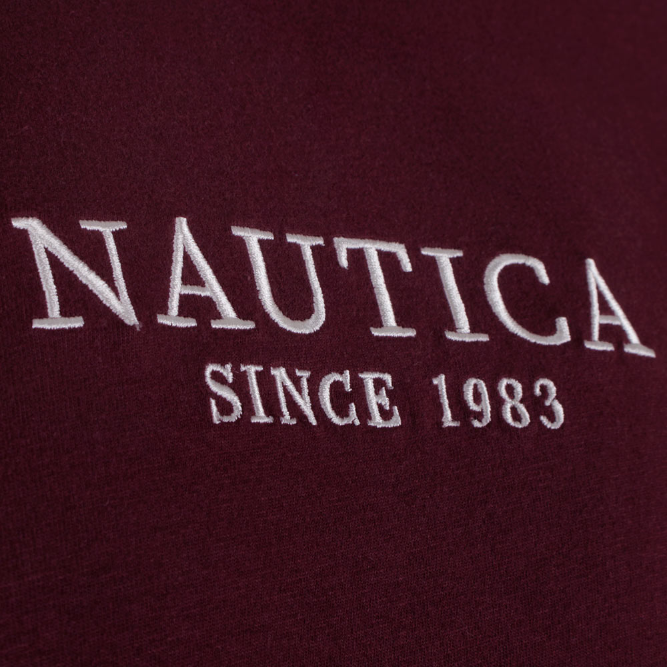 NTA-G8 (Nautica nevada t-shirt big & tall tee maroon) 92393913