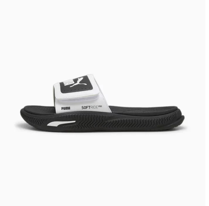 P-I46 (Puma softride pro slide 24 velcro white/black) 22493500