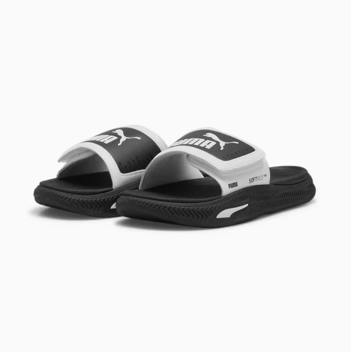 P-I46 (Puma softride pro slide 24 velcro white/black) 22493500