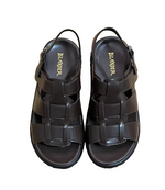 I-J (Islander sandals #5615 brown)
