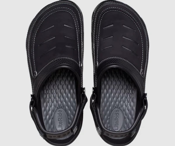 CR-N11 (Crocs yukon vista II lite ride clog black/slate grey) 102696521