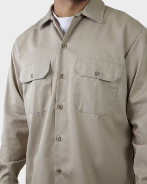 D-L6 (Dickies 574 Long sleeve - work shirt - khaki) 12494345