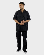 D-P6 (Dickies 1574 contrast sleeve short work shirt black) 42493915
