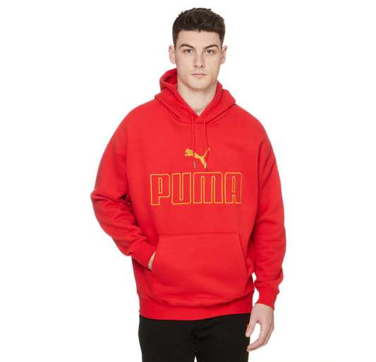 PA-N7 (Puma classic oversized hoodie fleece high risk red) 102295500