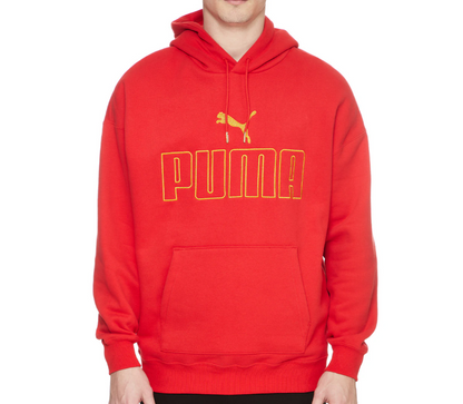 PA-N7 (Puma classic oversized hoodie fleece high risk red) 102295500