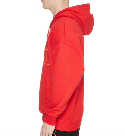 PA-N7 (Puma classic oversized hoodie fleece high risk red) 102295500