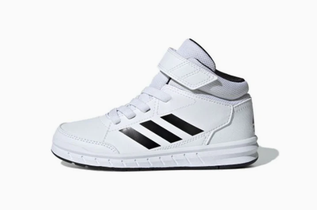 A-B56 (Adidas altasport mid kids white/black) 71994095