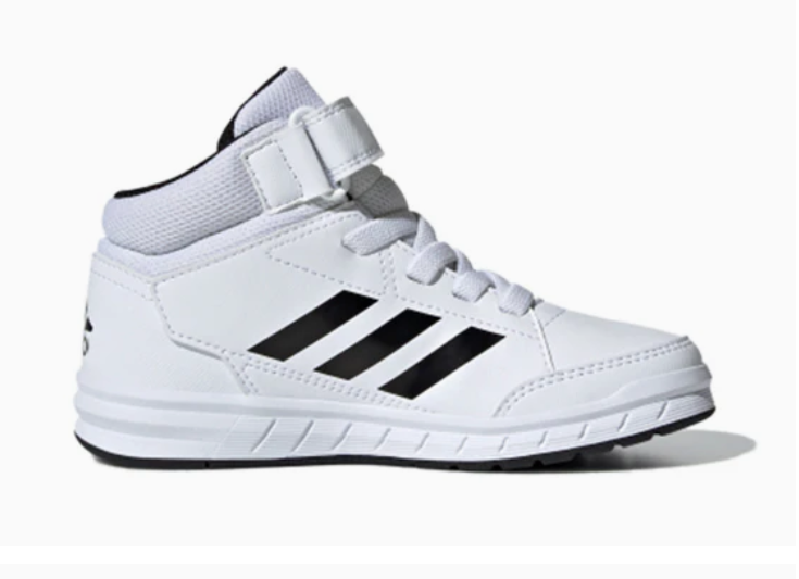 A-B56 (Adidas altasport mid kids white/black) 71994095