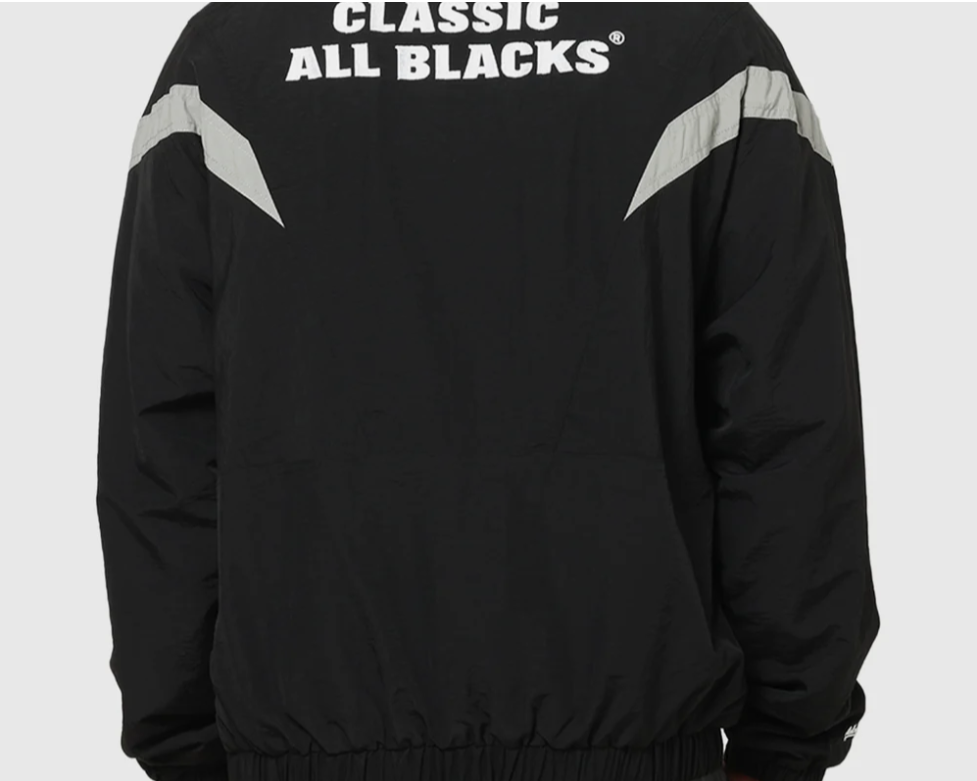 MNA-S45 (Mitchell & ness cab spray jacket solid black) 92596087