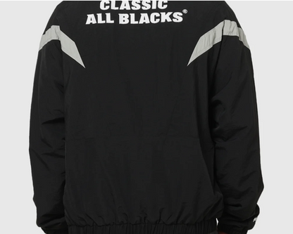 MNA-S45 (Mitchell & ness cab spray jacket solid black) 92596087