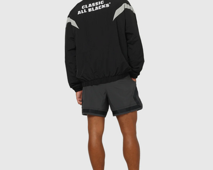 MNA-S45 (Mitchell & ness cab spray jacket solid black) 92596087