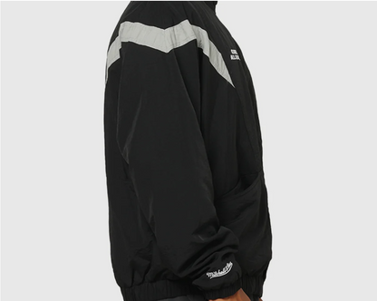 MNA-S45 (Mitchell & ness cab spray jacket solid black) 92596087