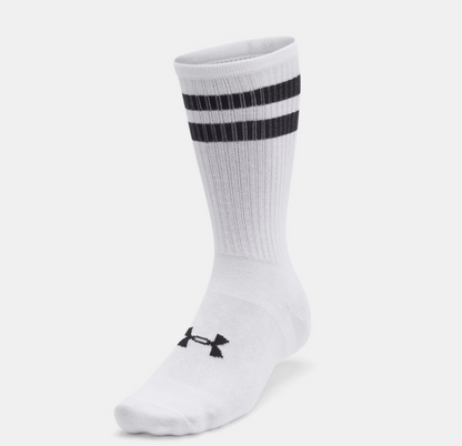UAA-L13 (Under armour unisex essentials 6 pack crew socks white/black) 82492173