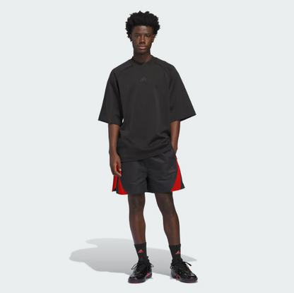 AA-V30 (Adidas basket ball woven shorts black/pure ruby) 22696251