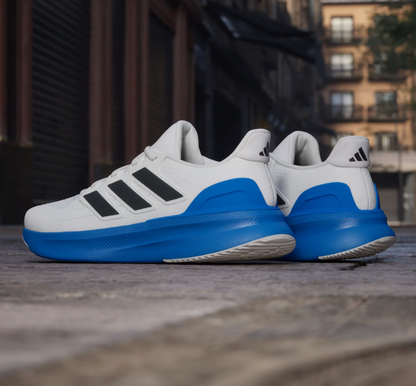 A-T72 (Adidas ultrarun 5 running shoes crystal white/black/blue) 32697214