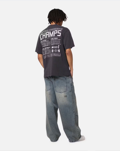 MNA-P37 (Mitchell and ness chisel championship tee spurs overdye black) 724939163