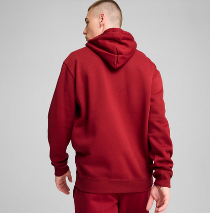 PA-Z10 (Puma squad fleece hoodie high risk red/black) 72495500