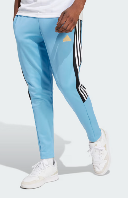 AA-P25 (Adidas house of tiro nations pack sport jacket & pants tracksuit light blue/black/white) 824911740