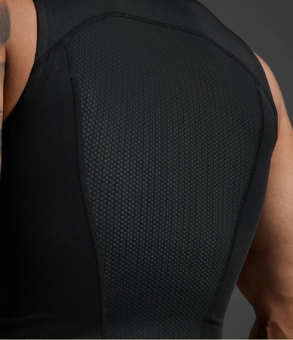 2XUA-P (2XU core compression sleeveless black/silver) 82494500