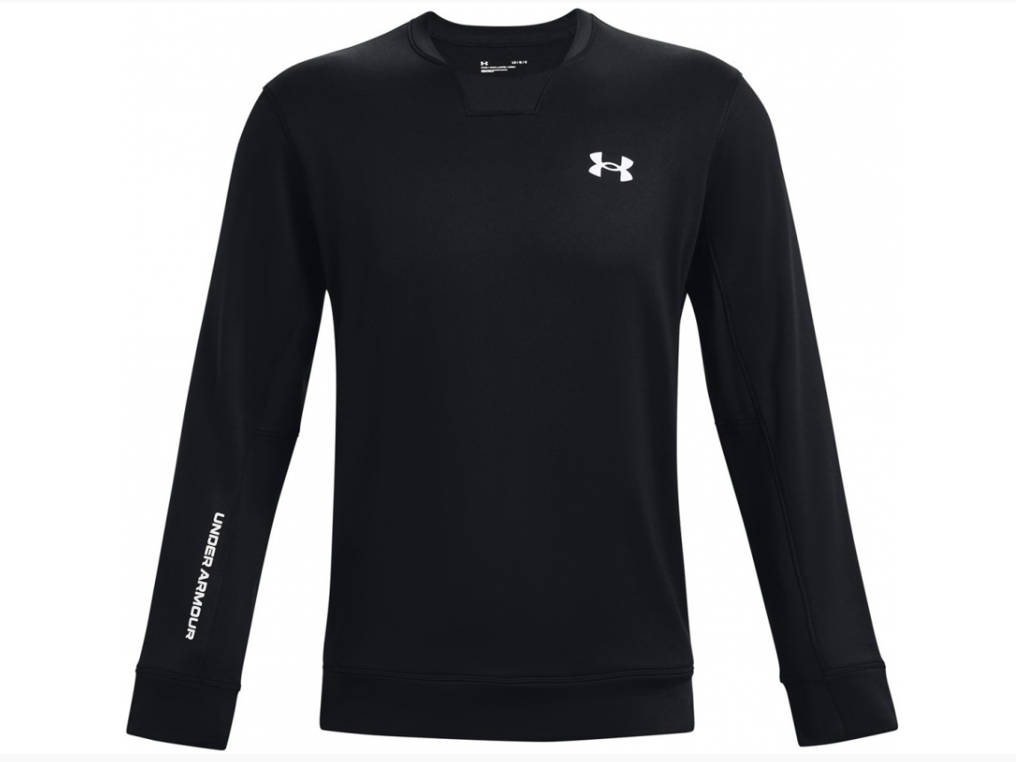 UAA-F7 (Mens armour terry crew black/white) 52294347