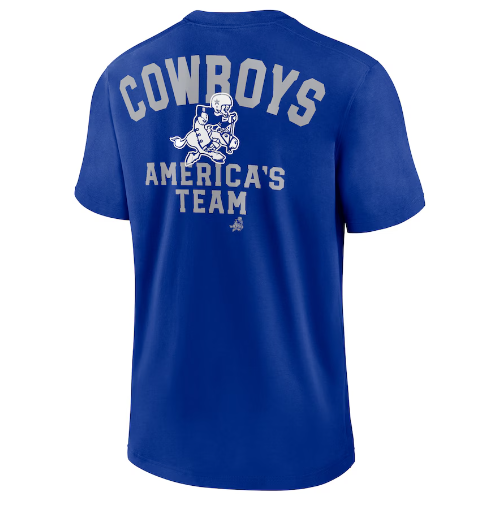 NA-M43 (Nike short sleeve heavyweight dallas cowboys tee old royal) 112394347