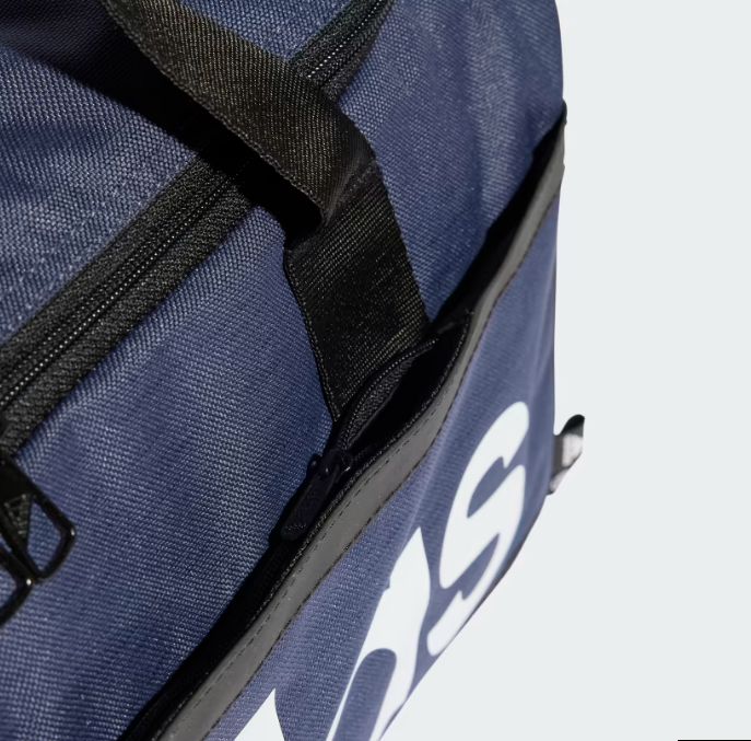 AE-U6 (Adidas essentials linear duffel bag medium shadow navy/black/white) 82492886