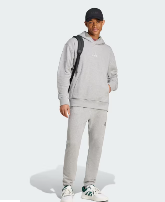 AA-R25 (Adidas ALL SZN french terry regular tapered pants medium heather grey) 82495115