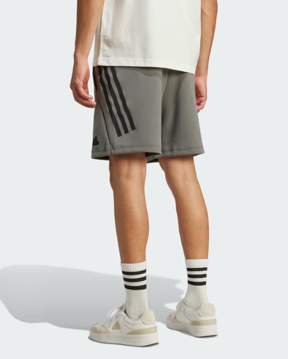 AA-X24 (Adidas future icons 3-stripes shorts grey) 82494095